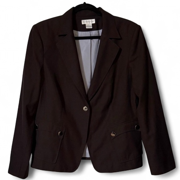 Worthington Dark Brown Women's Blazer - Picture 1 of 8